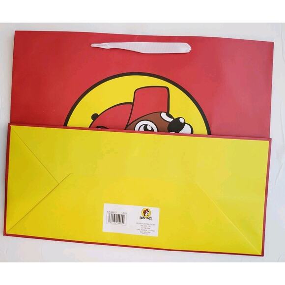 Buc-ee’s Bucees Birthday Party Gift Bag w/ Tissue Paper Tag NEW 16 x 12.75" Logo - Picture 2 of 5